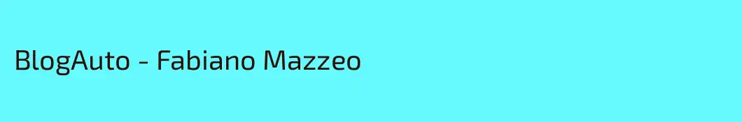 BlogAuto - Fabiano Mazzeo